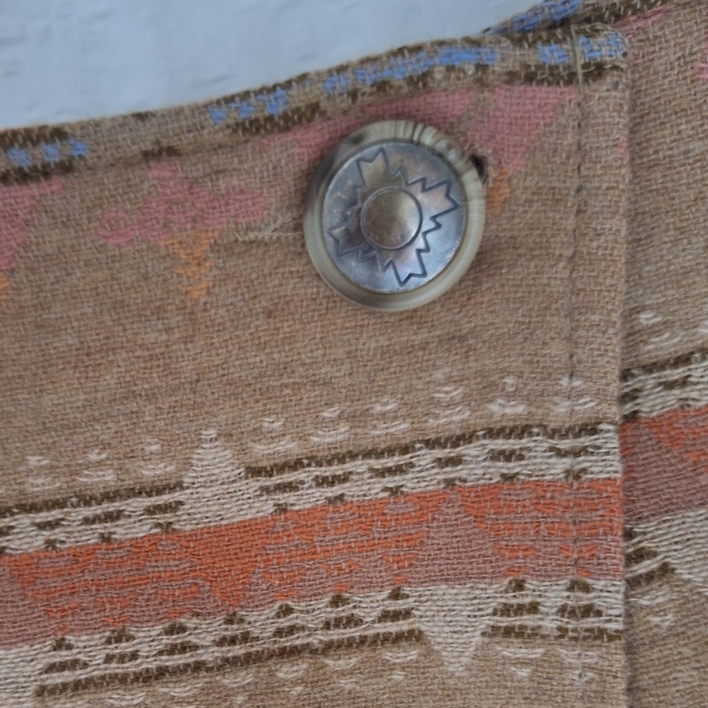 Pendleton Brown And Tan Patterned Midi Skirt - image 8